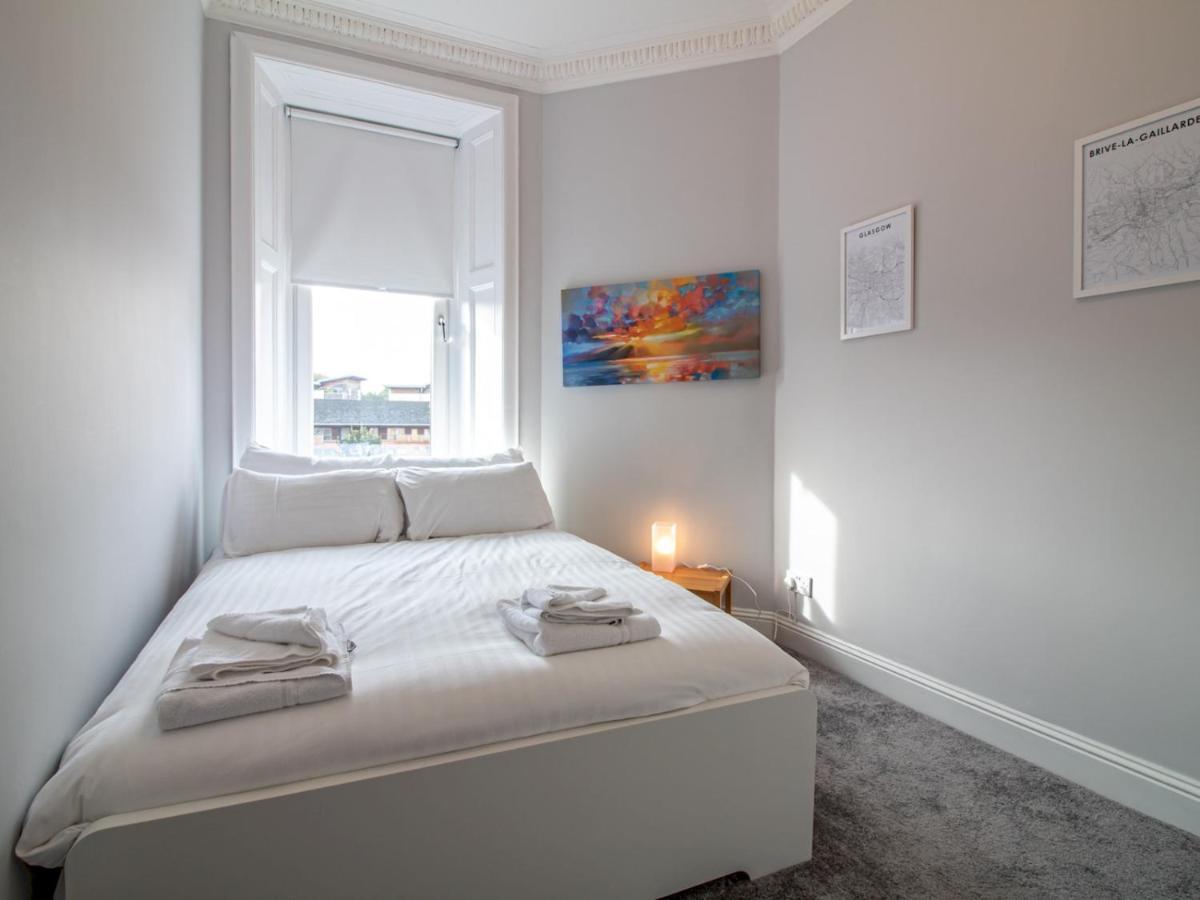 Modern 1Br Apartment In Heart Of West End Glasgow Esterno foto